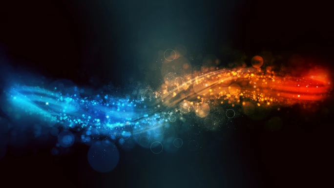 Cryostat temperature: abstract illustration