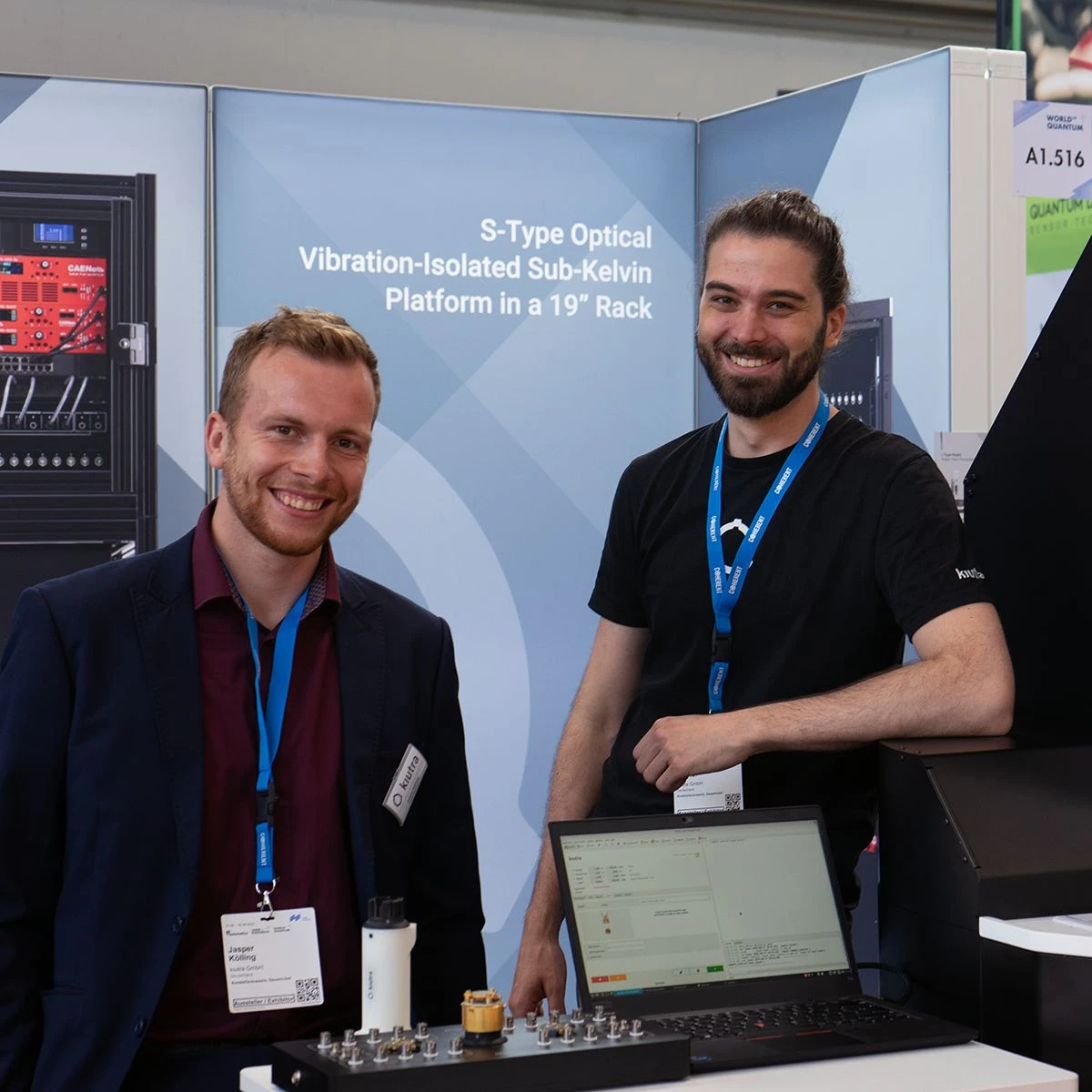 kiutra booth at World of QUANTUM 2023