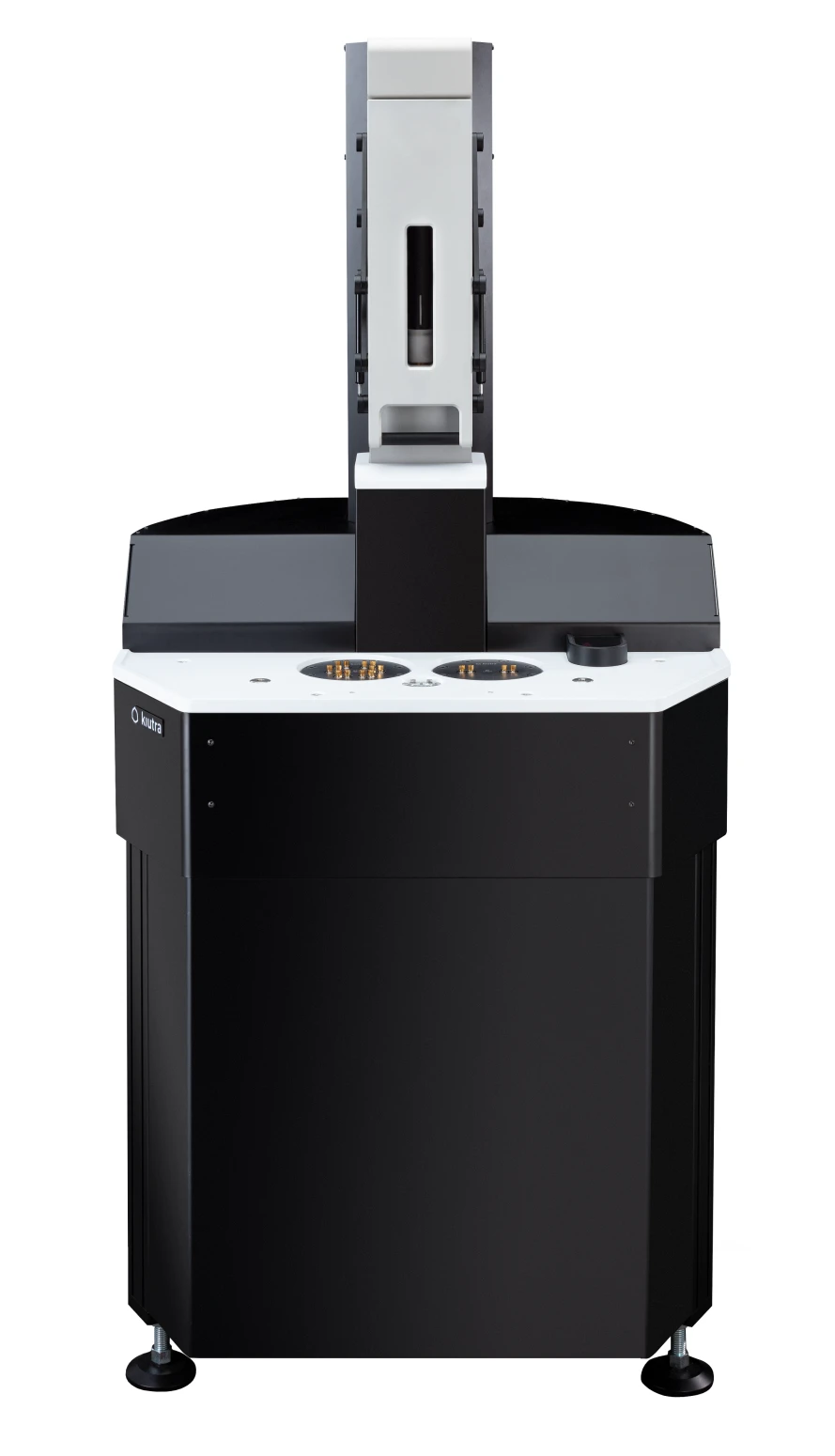 L-Type Rapid cryostat, front view, sample loading tower closed