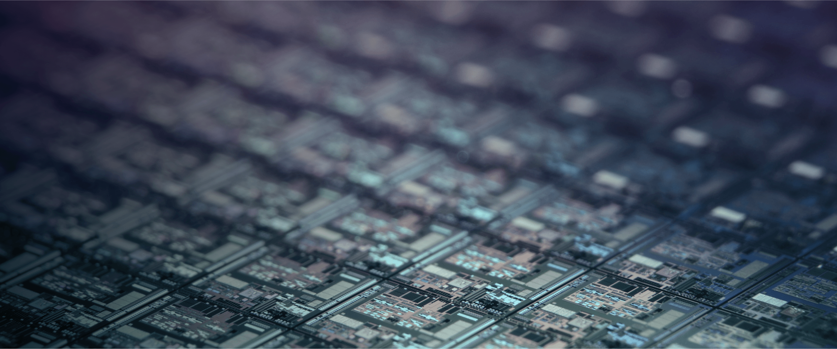 Mood photo of wafers relating to the quantum computing