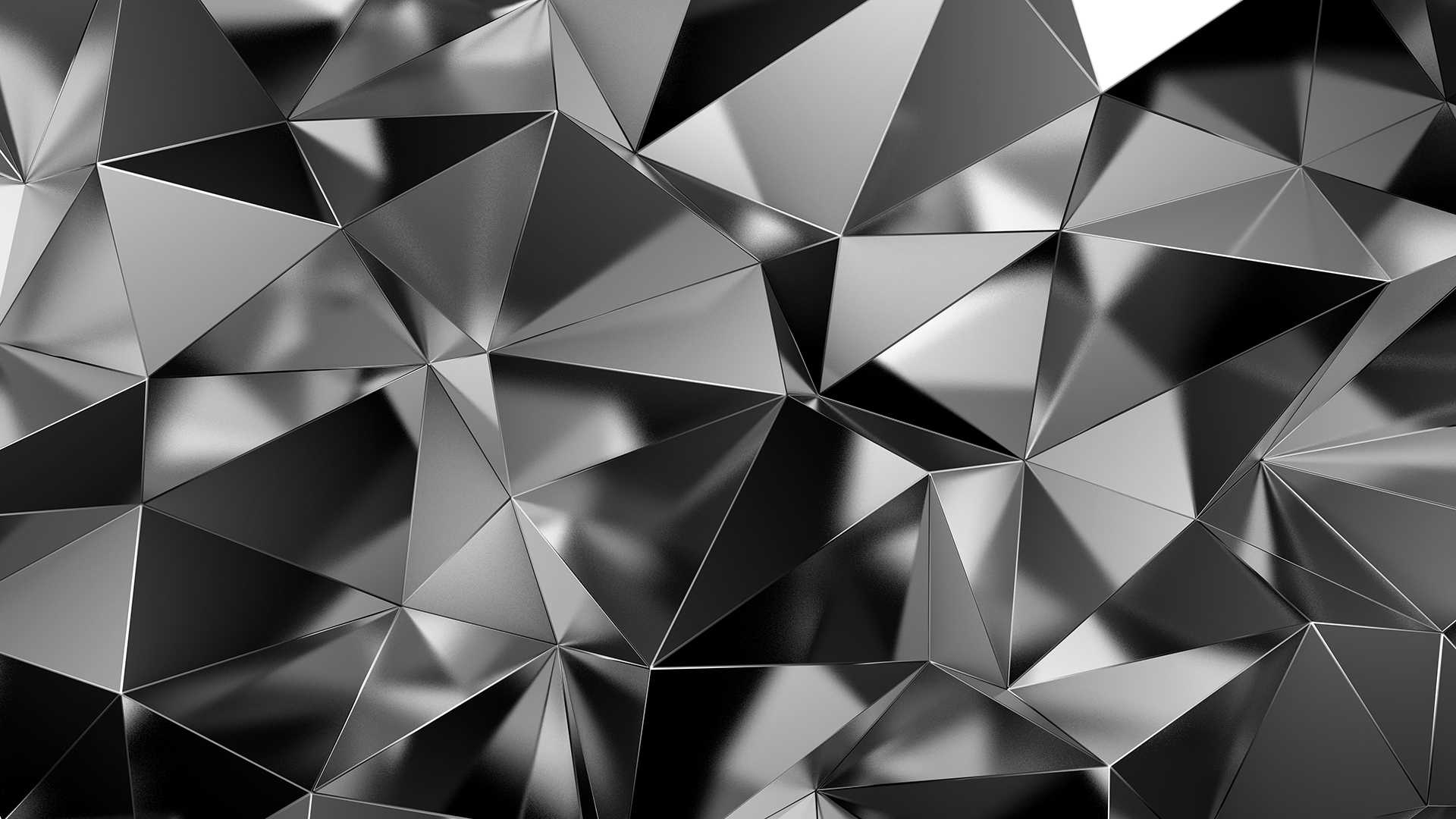 Abstract image of geometric metal textures 