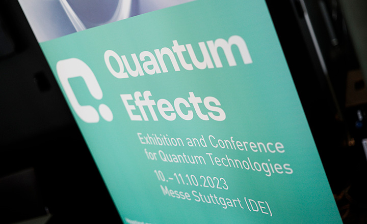 Quantum Effects trade show banner
