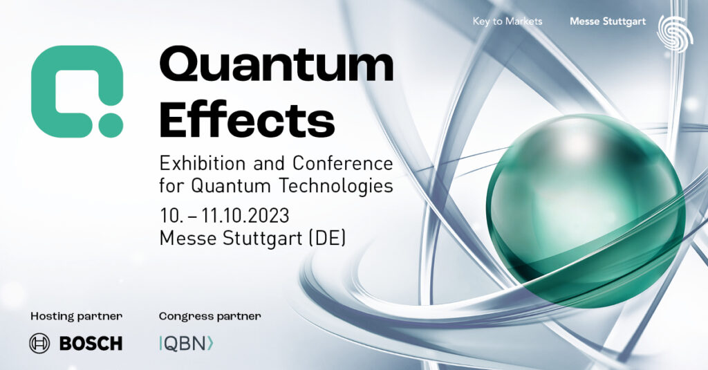 Quantum Effects trade show banner