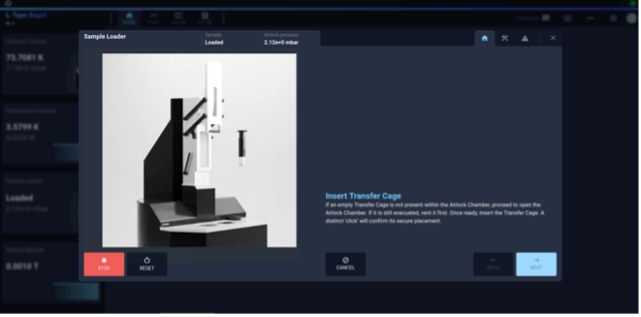 Screenshot of kiutra.io showing open airlock