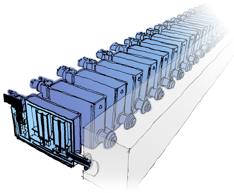 Concept art for Large-scale magnetic cooling