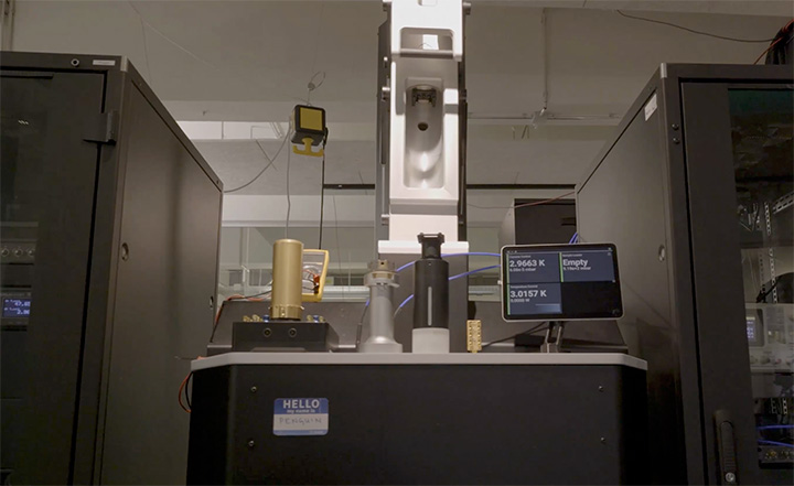 Cryostat at our lab