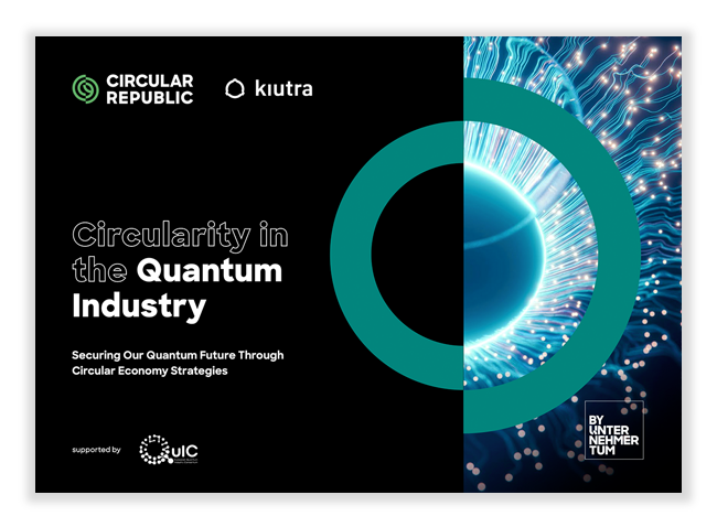 Cover: White paper Circularity in the Quantum Industry